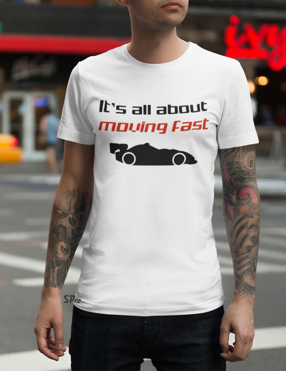 Moving Fast Car T Shirt
