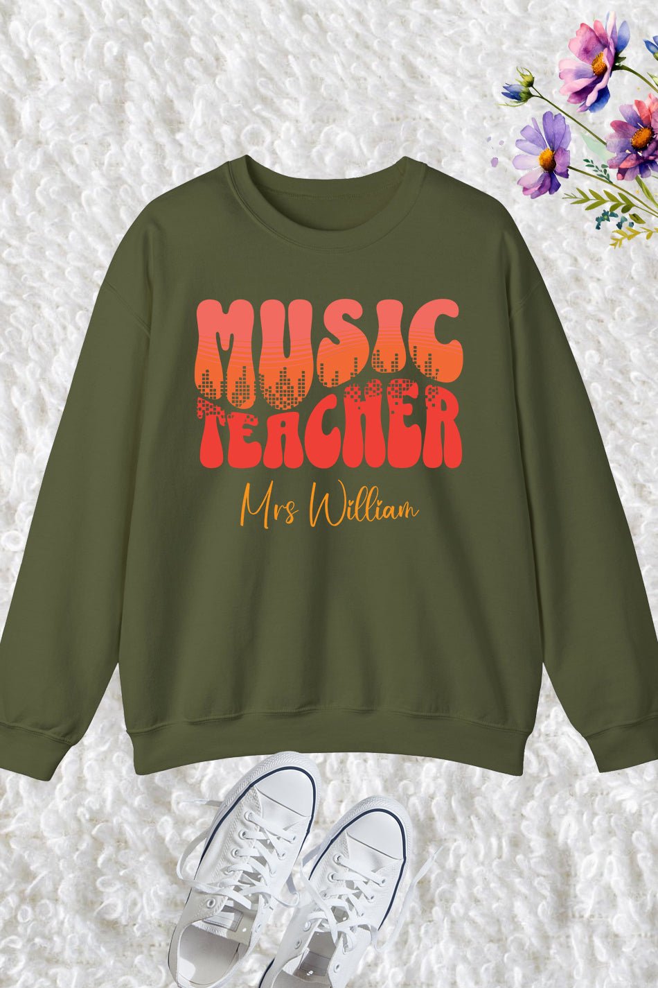 Custom Music Teacher Sweatshirt - Image 5
