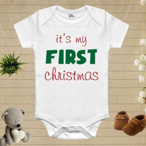My First Christmas Baby Bodysuit