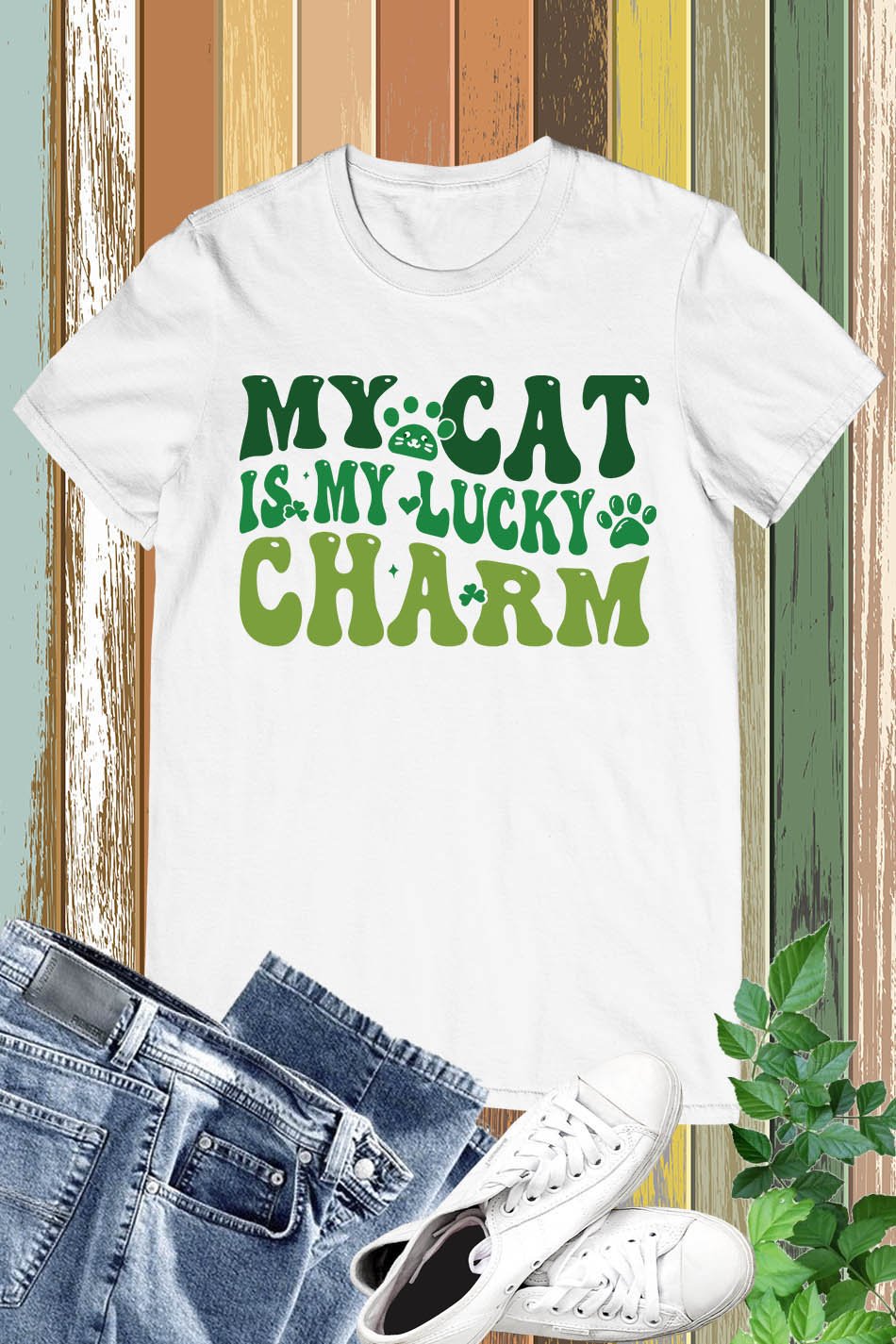My Cat is My Lucky Charm Shirt