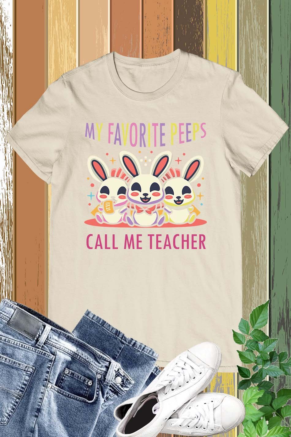 My Favorite Peeps Call Me Teacher Shirts