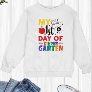 My 1st Day of Kindergarten Kids Sweatshirt