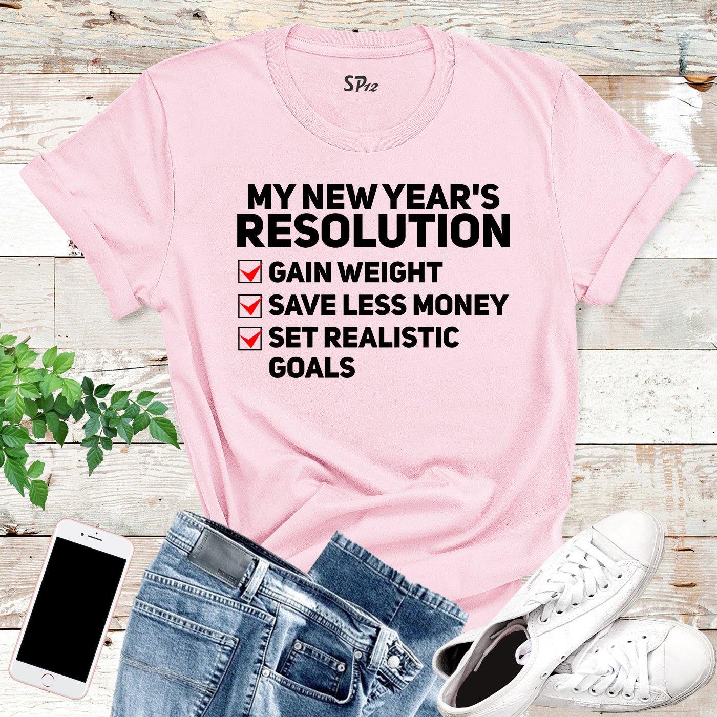 My New year's Resolution T Shirt - Image 3
