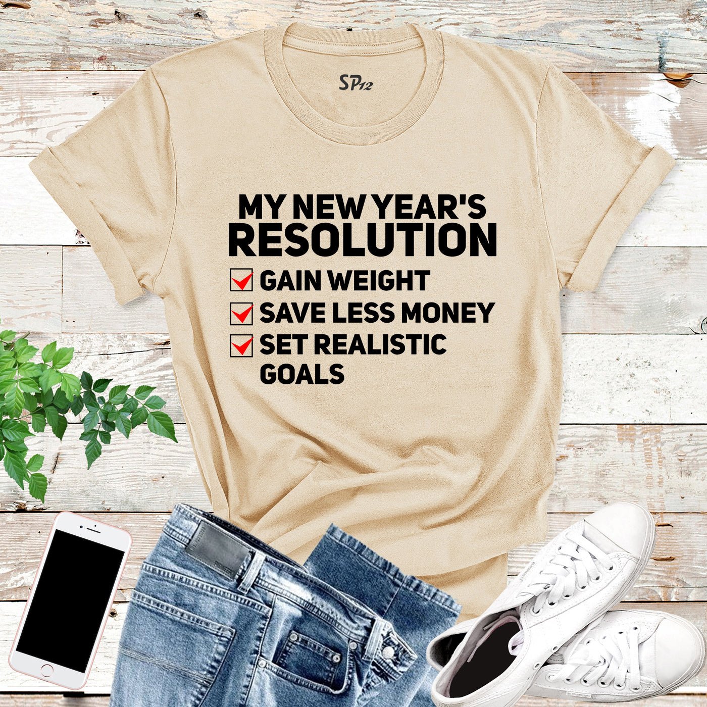 My New year's Resolution T Shirt - Image 2