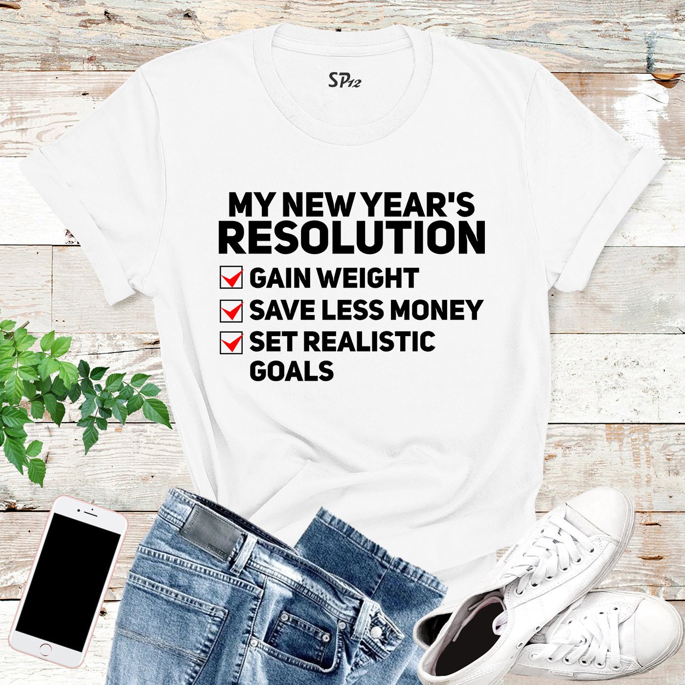 My New year's Resolution T Shirt - Image 4