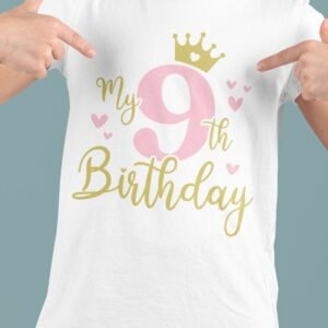 My 9th Birthday Shirts