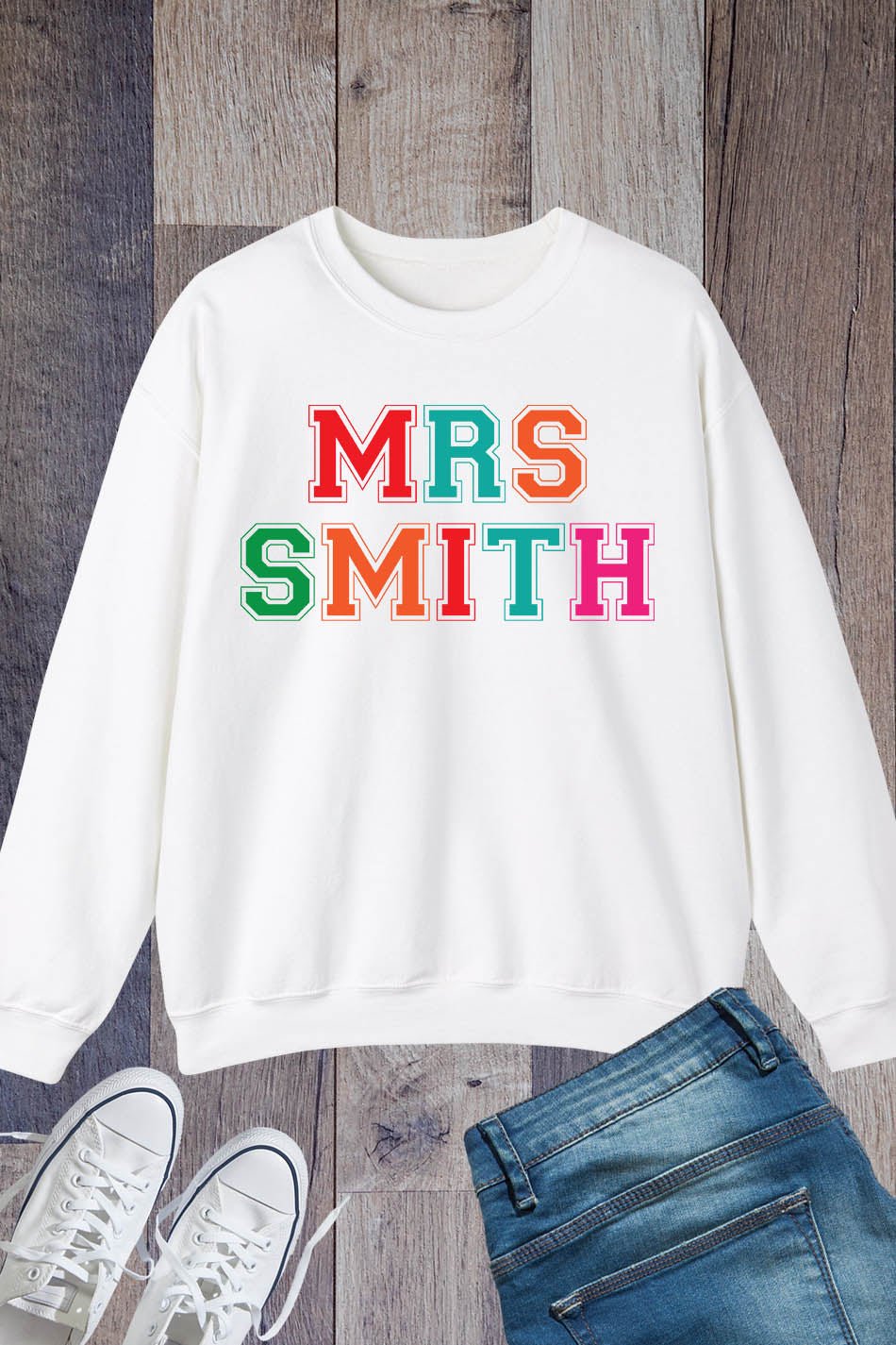 Custom Teacher Name Sweatshirt