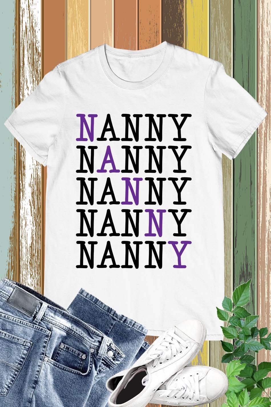 Nanny Grandmother Tee Shirt