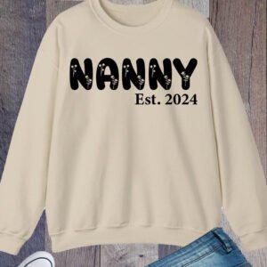 Floral Nanny Established 2024 Sweatshirt
