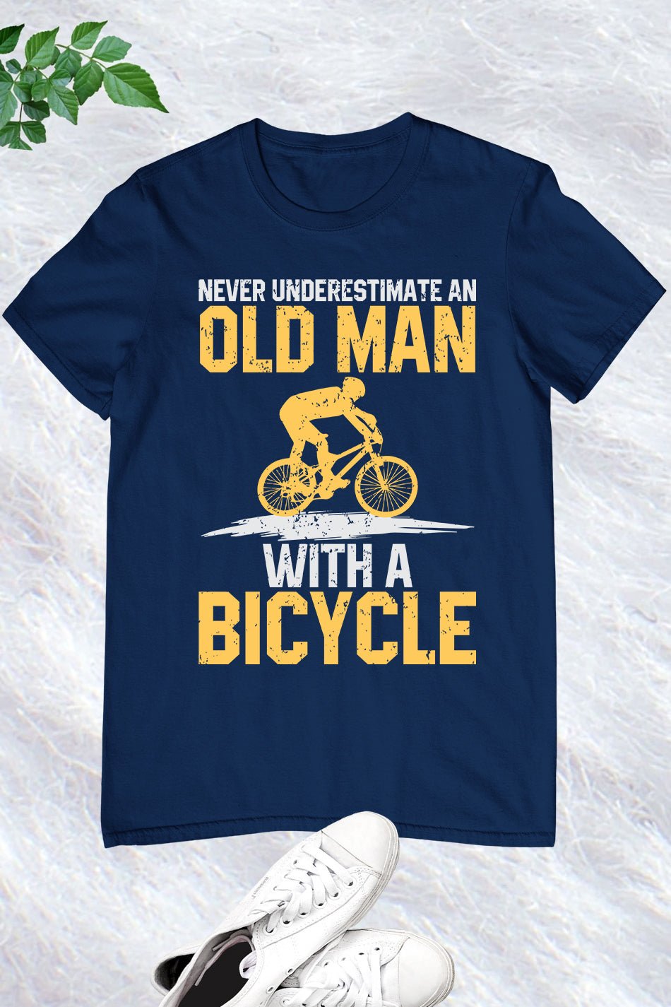 Never Underestimate an Old Man With a Bicycle Shirt