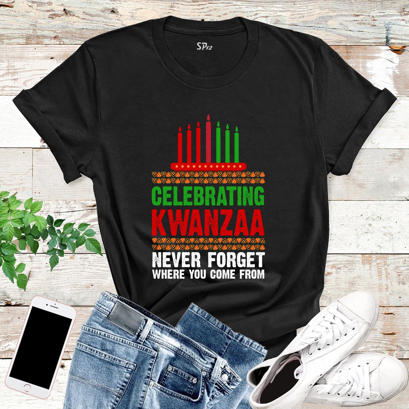 Celebrating Never Forget Where You Come from Kwanzaa T Shirt - Image 7