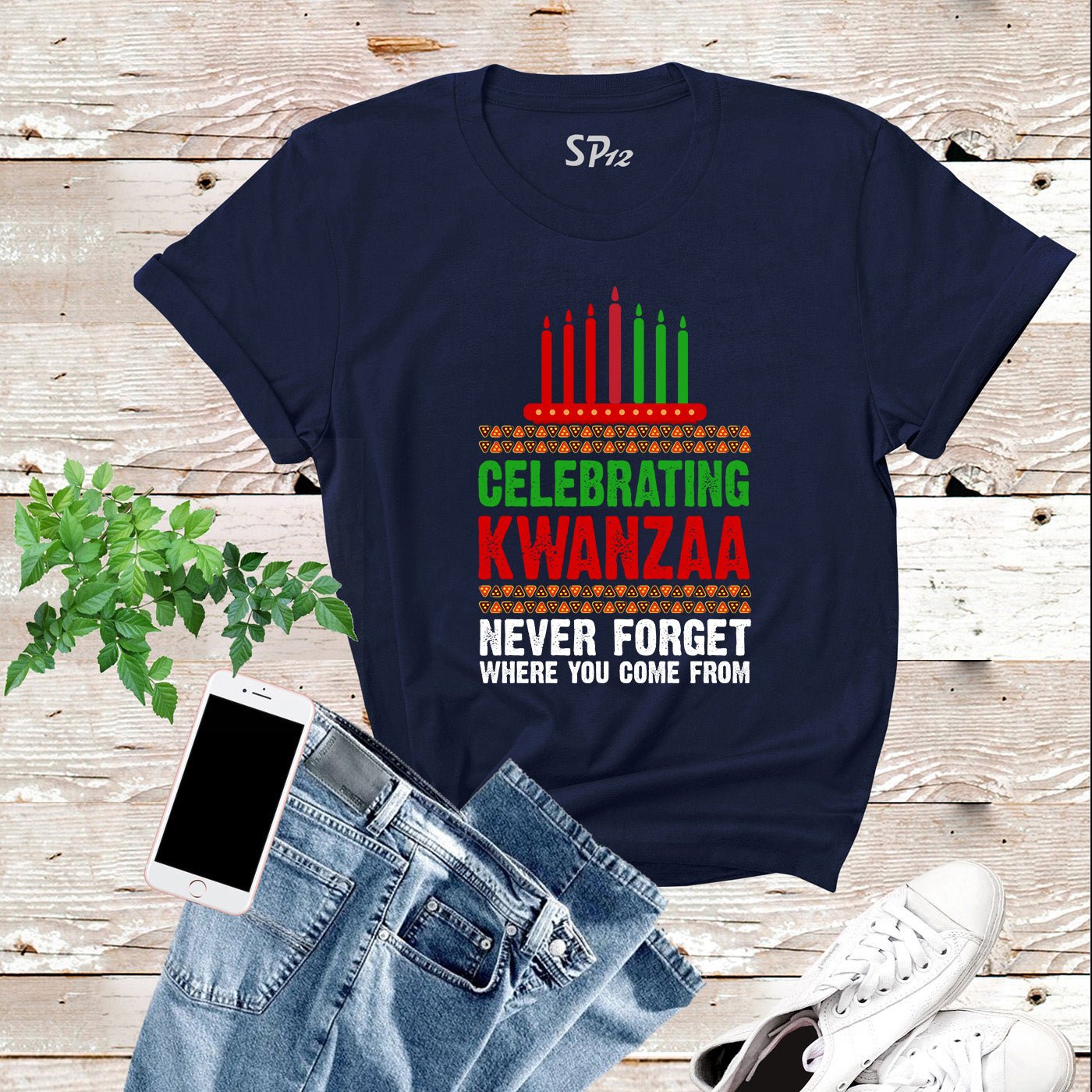 Celebrating Never Forget Where You Come from Kwanzaa T Shirt - Image 8