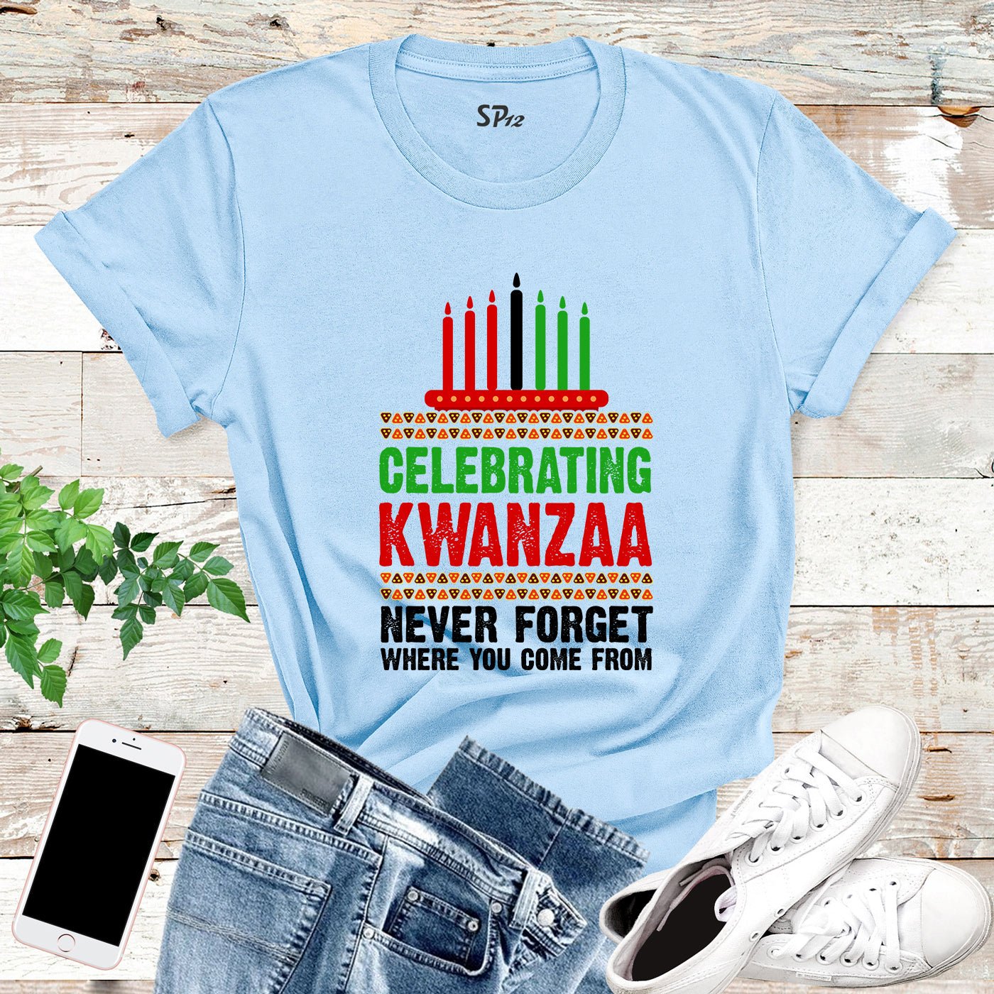 Celebrating Never Forget Where You Come from Kwanzaa T Shirt - Image 6