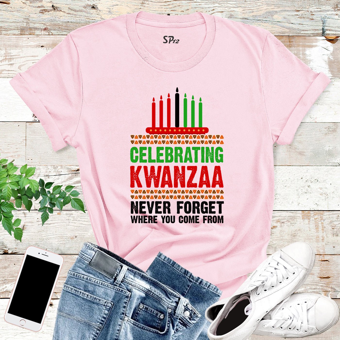 Celebrating Never Forget Where You Come from Kwanzaa T Shirt - Image 4