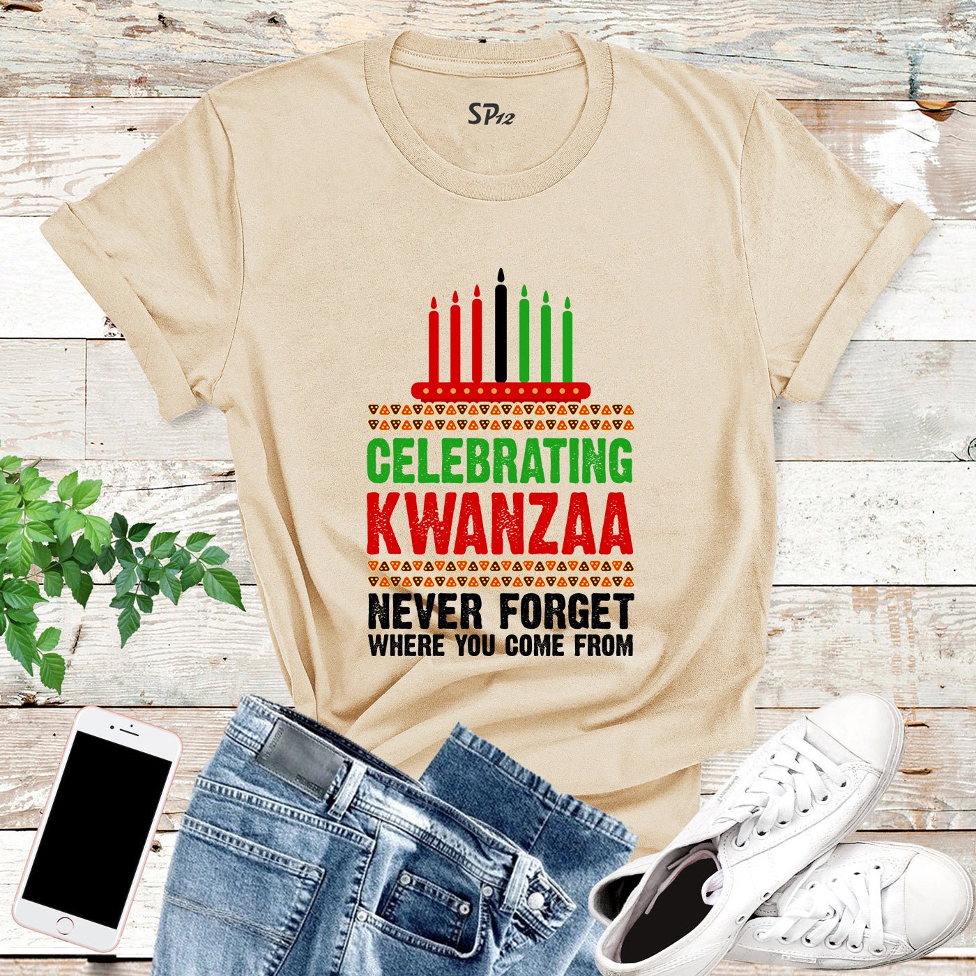 Celebrating Never Forget Where You Come from Kwanzaa T Shirt - Image 5