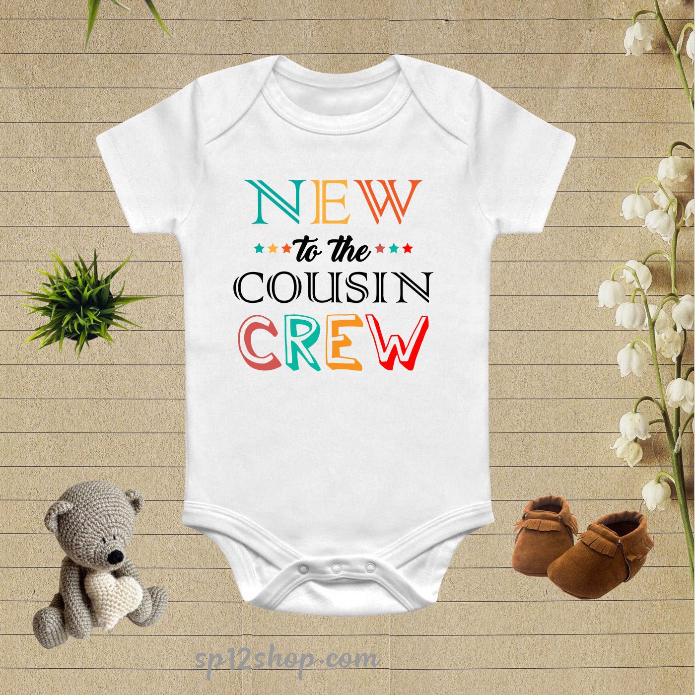New To The Cousin Crew Baby Bodysuit