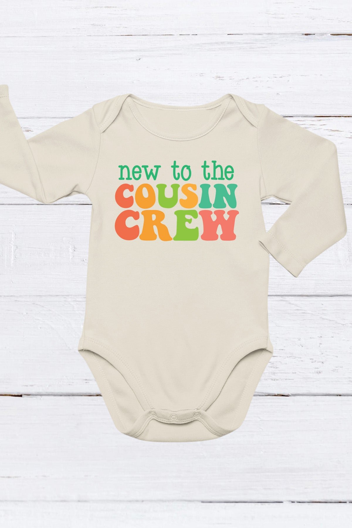New to The Cousin Crew Retro Baby Bodysuit - Image 4