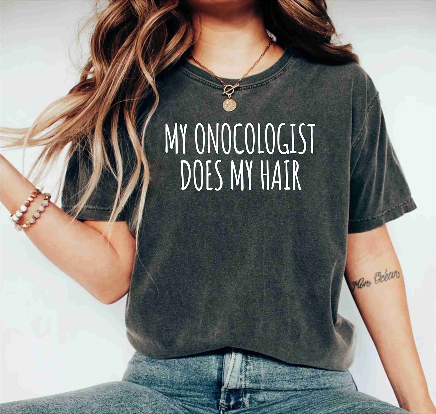 My Oncologist Does My Hair Funny Cancer Fighter Survivor Shirts Gifts