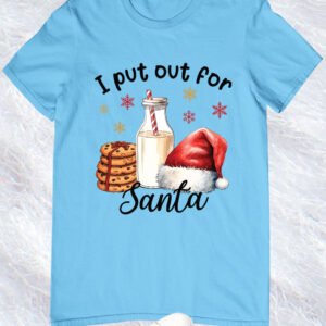 I Put out for Santa Retro Christmas  Shirt