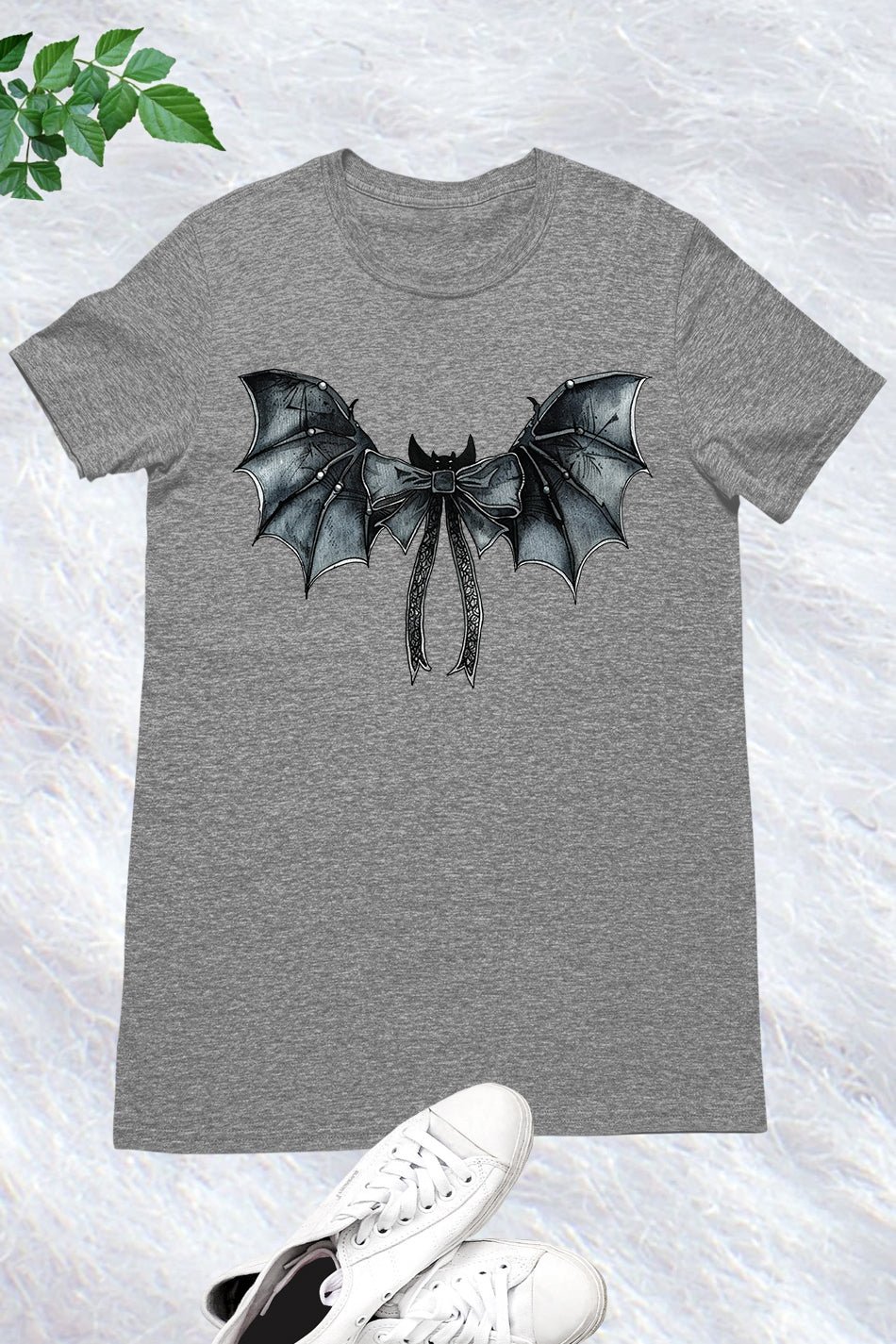 Black Coquette Bat Bow Halloween Shirt