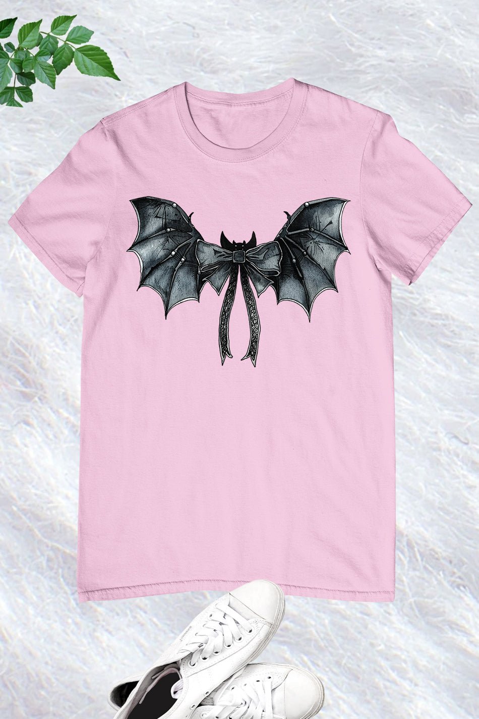 Black Coquette Bat Bow Halloween Shirt