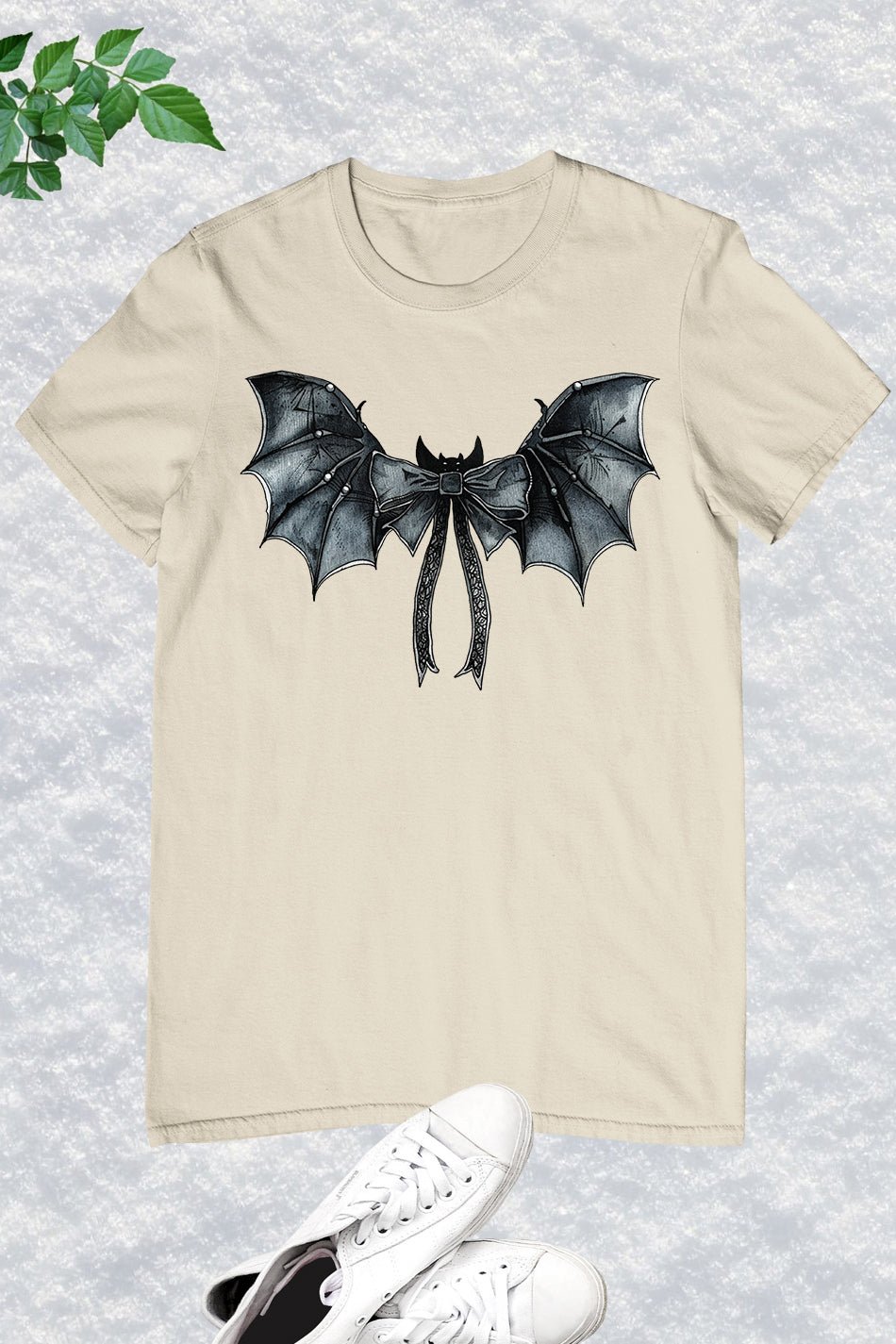 Black Coquette Bat Bow Halloween Shirt