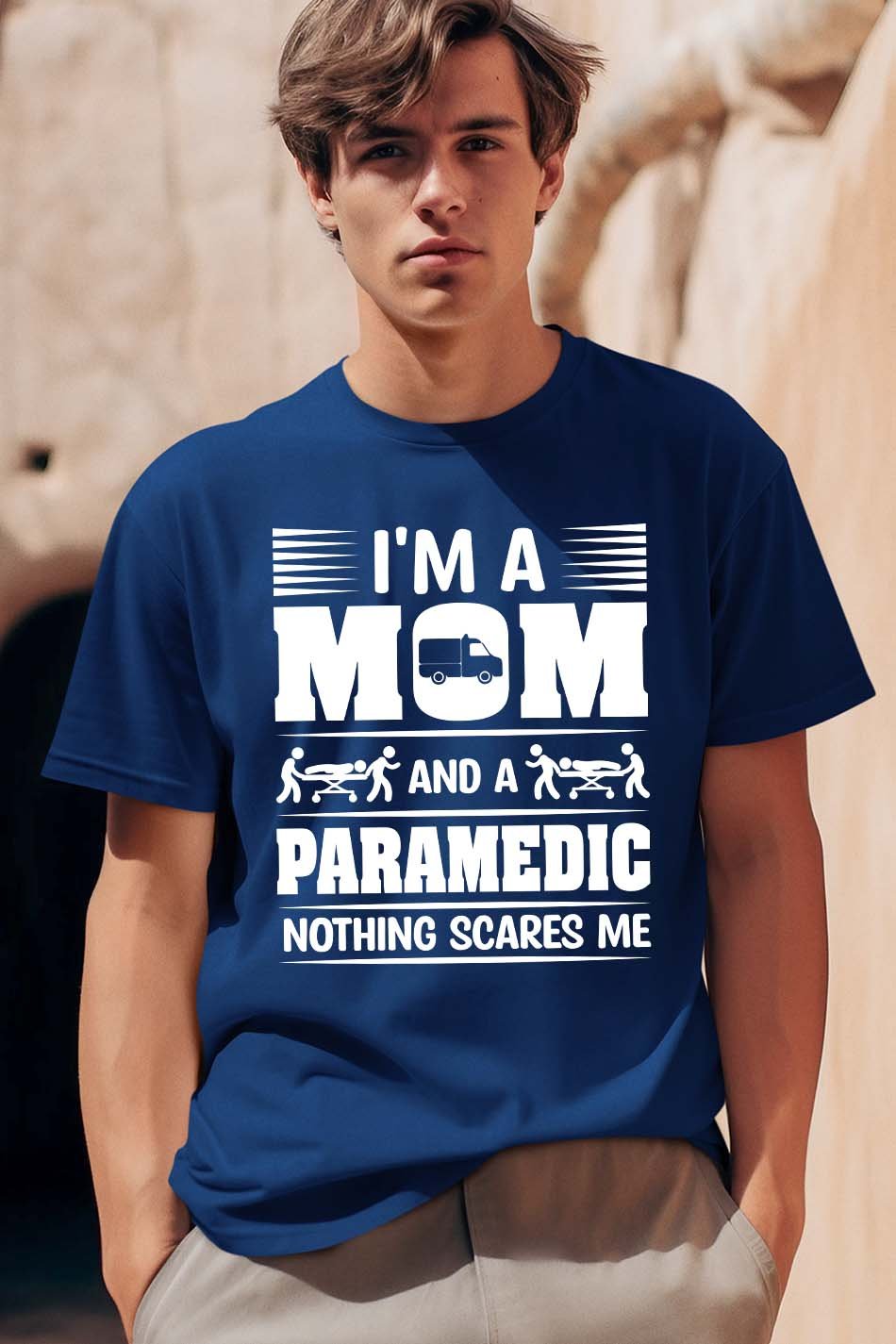 I'm a Mom and a Paramedic Nothing Scares Me Shirt - Image 5