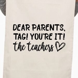 Leopard Boho Love Custom Teacher Appreciation Kitchen Table Tea Towel