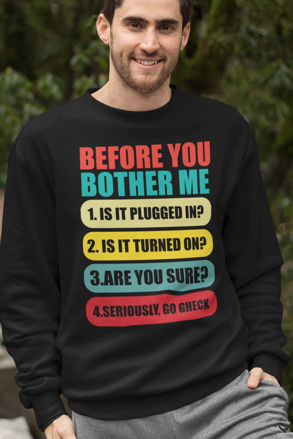 Funny Information Technology Tech Dad Sweatshirt