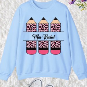 Custom Pencil Teacher Name Sweatshirt