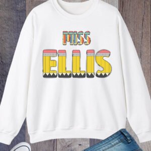 Custom Pencil Teacher Back To School Sweatshirt