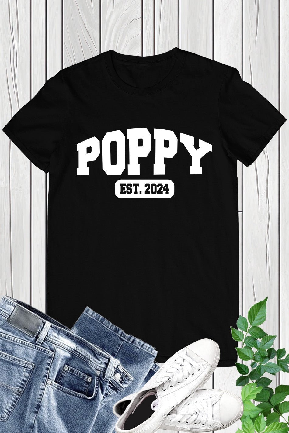 Grandpa Est. 2024 Custom Grandad Shirt