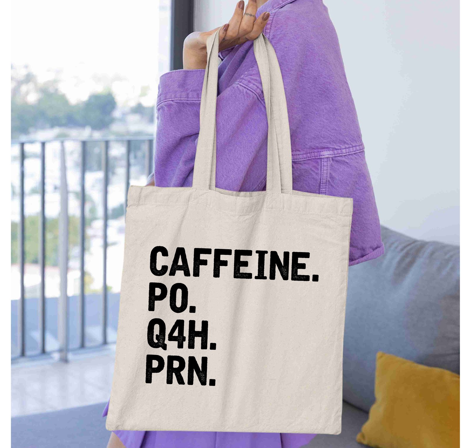 Caffeine PO Q4H PRN Nurse Coffee Lover Nurse Life Doctor T-Shirts - Image 13