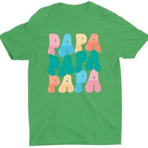 Best Dad Ever Papa Custom Short Sleeve Fathers Day T-Shirts Gifts