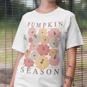 Boho Pumpkin Season Floral Shirt