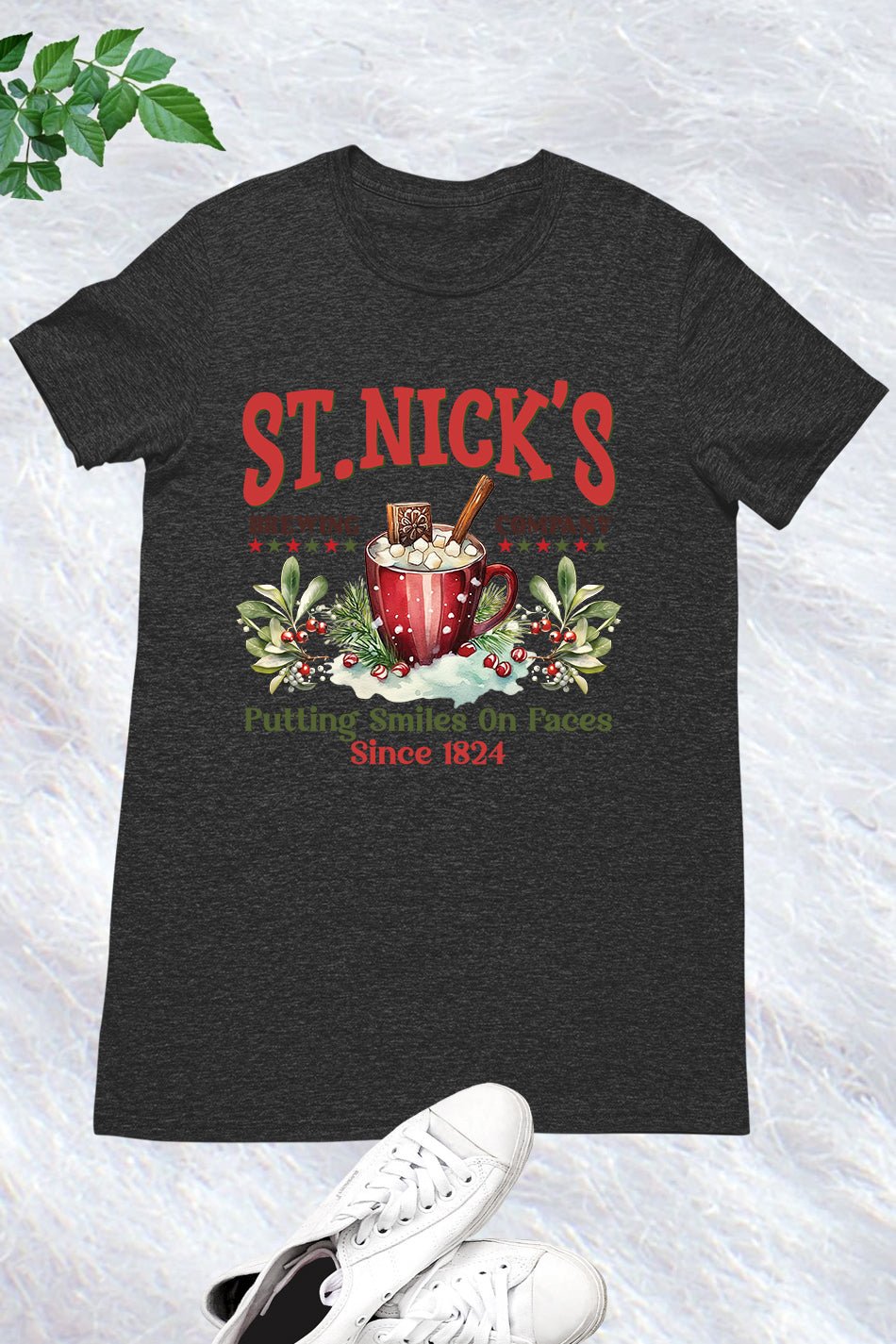 Hot Cocoa Vintage Christmas Shirt - Image 9