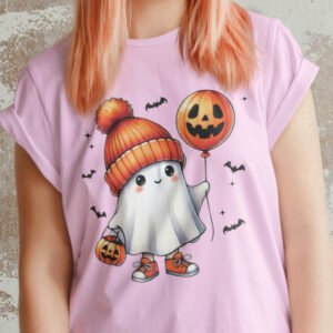 Ghost Halloween Pumpkin Trick or Treat Shirt