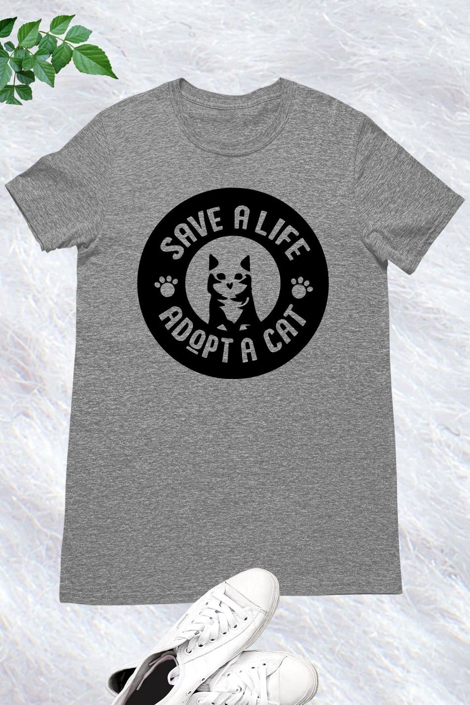 Adopt a Cat Save a Life Shirt - Image 7