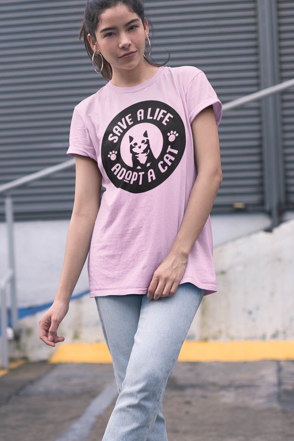 Adopt a Cat Save a Life Shirt