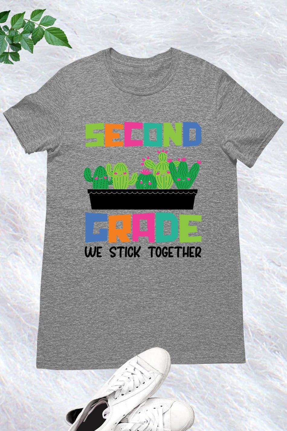 2nd Grade We Stick Together Teacher Shirt - Image 10