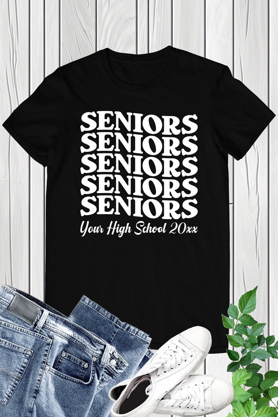 Custom Seniors Shirt With School Name and year - Image 4
