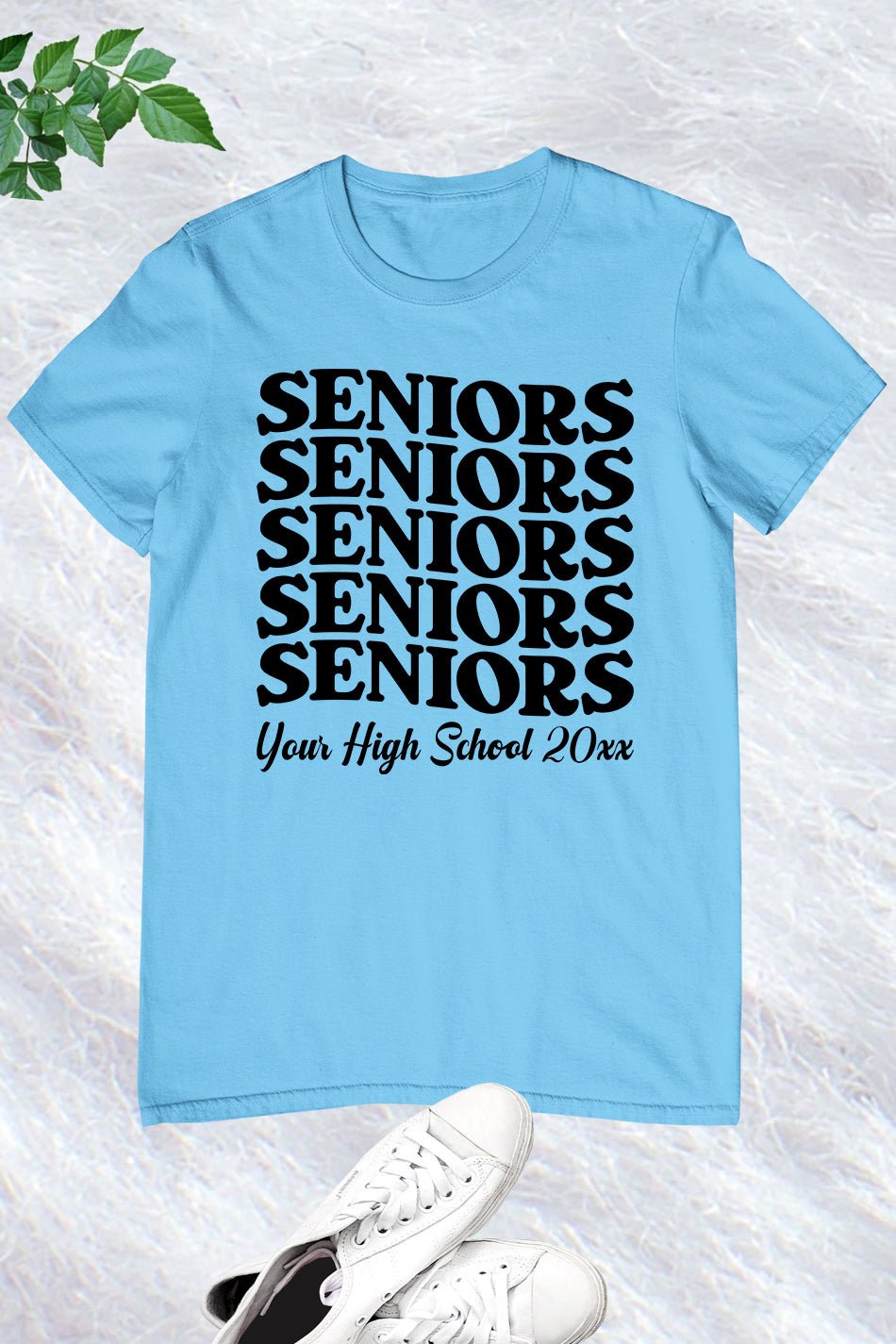 Custom Seniors Shirt With School Name and year - Image 3