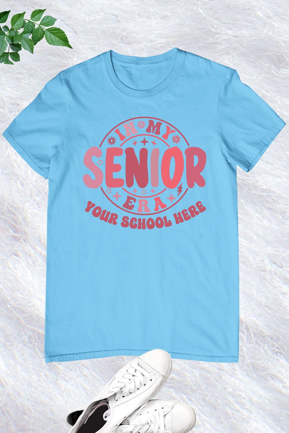 In My Senior Era Custom School Name Shirt - Image 3