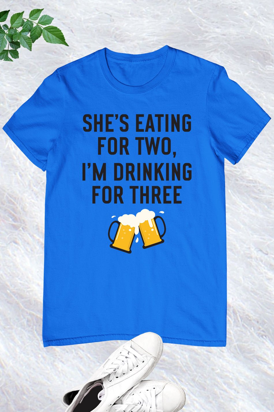 Funny Pregnancy Announcement Drinking For Three Shirt - Image 13