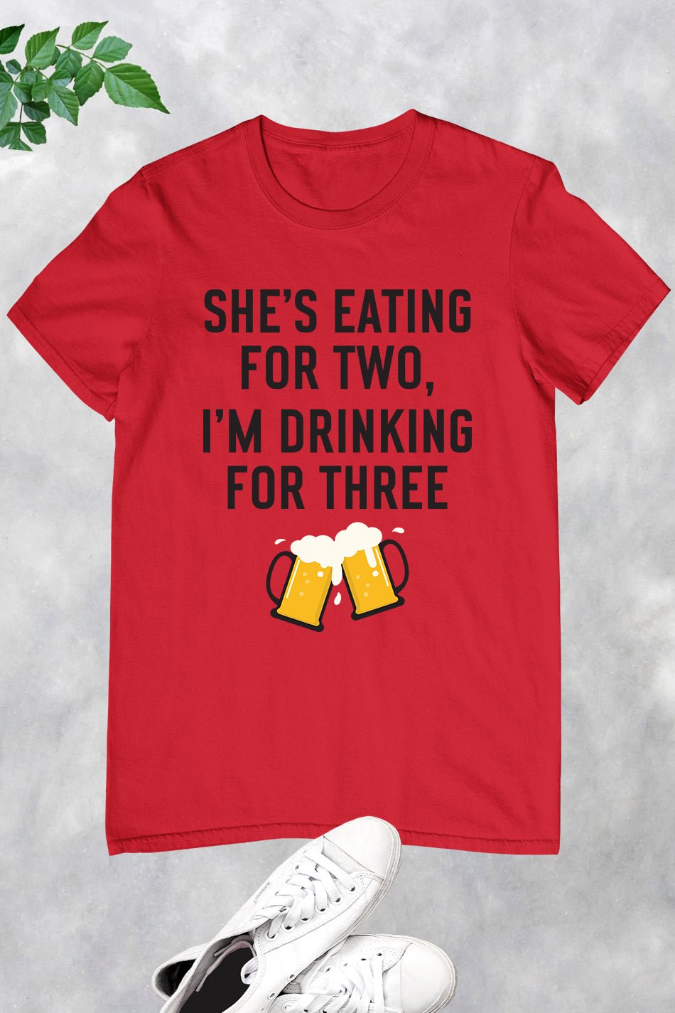 Funny Pregnancy Announcement Drinking For Three Shirt - Image 14