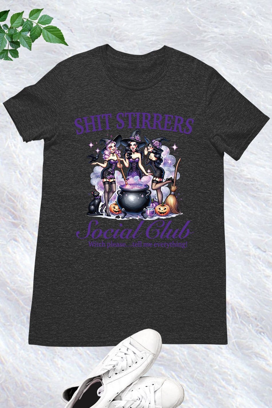 Halloween Witch Social Club Shirt - Image 7