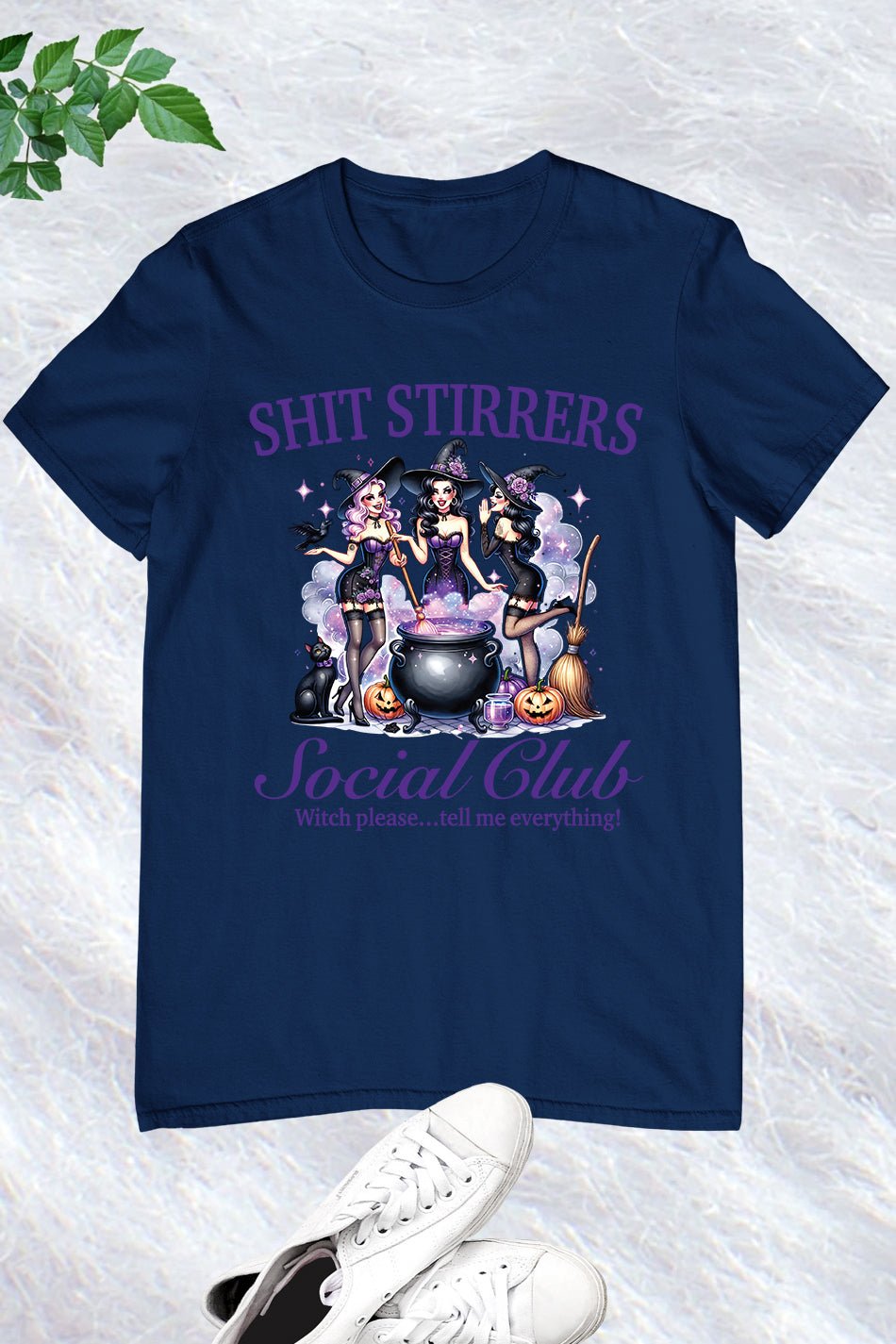Halloween Witch Social Club Shirt - Image 10