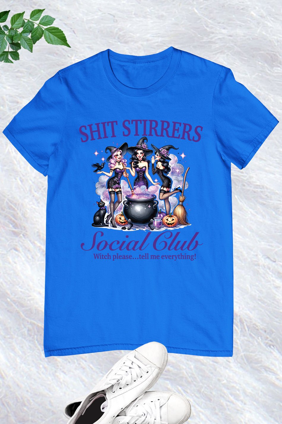 Halloween Witch Social Club Shirt - Image 11