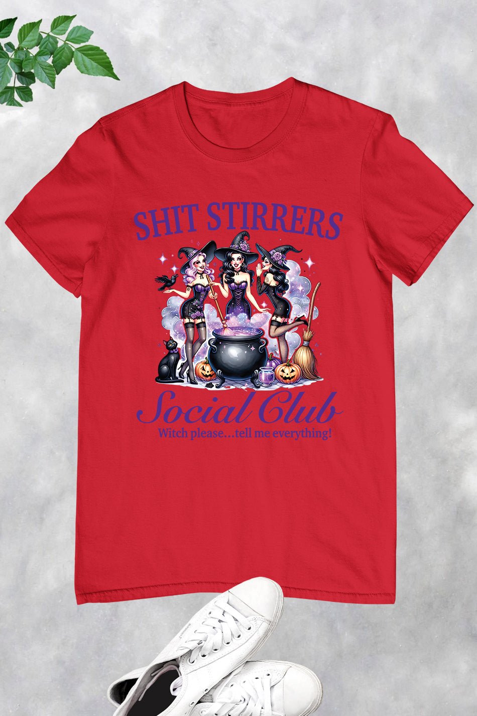 Halloween Witch Social Club Shirt - Image 13