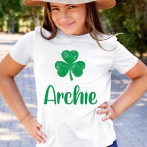 Kids Personalized St Patricks Day Shirt